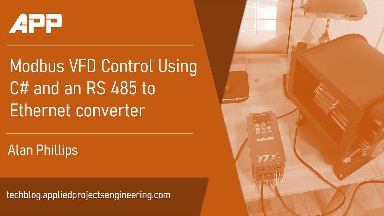 AppliedProjects's tweet card. APP Modbus VFD Control Demo