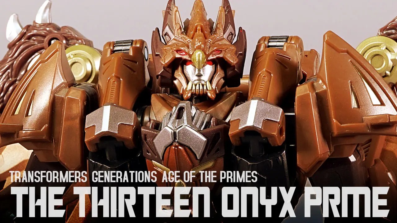 Chohenken's tweet card. 今日は「トランスフォーマージェネレーションズ エイジ・オブ・ザ・プライム（海外版）」から「ザ・サーティーン オニキスプライム」をご紹介！