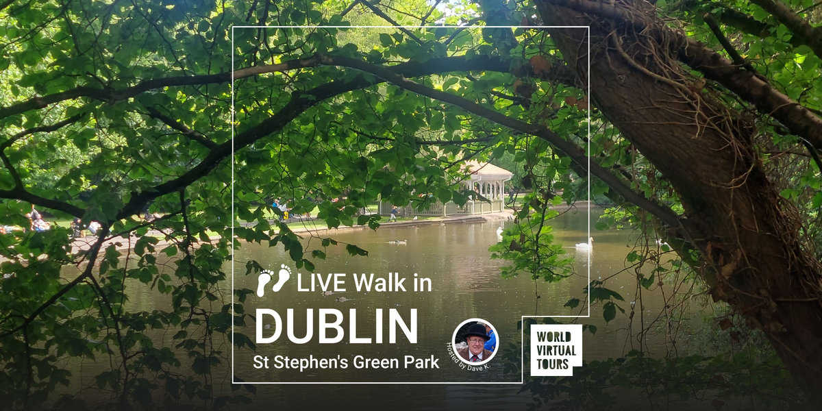 davekavanagh2's tweet card. There is much to see and discuss in Dublin St Stephen's Green Park about history, art, memory...