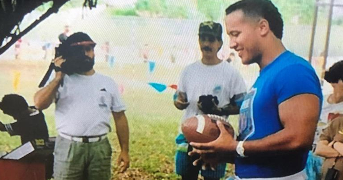 bryanonscouting's tweet card. During his years with the national championship-winning Miami Hurricanes, Johnson visited the Lincoln-Marti Camporee in Miami.