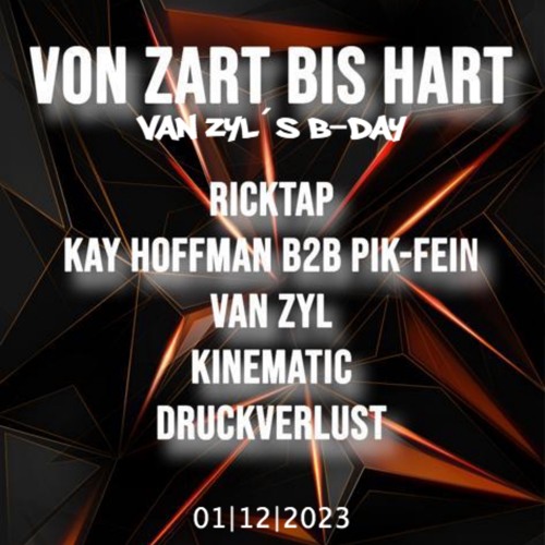 PIK_FEIN_TECHNO's tweet card. PIK-FEIN -b2b- KAY HOFFMANN @ vanZYL B-DAY | secretSPOT - RHEIN MAIN...