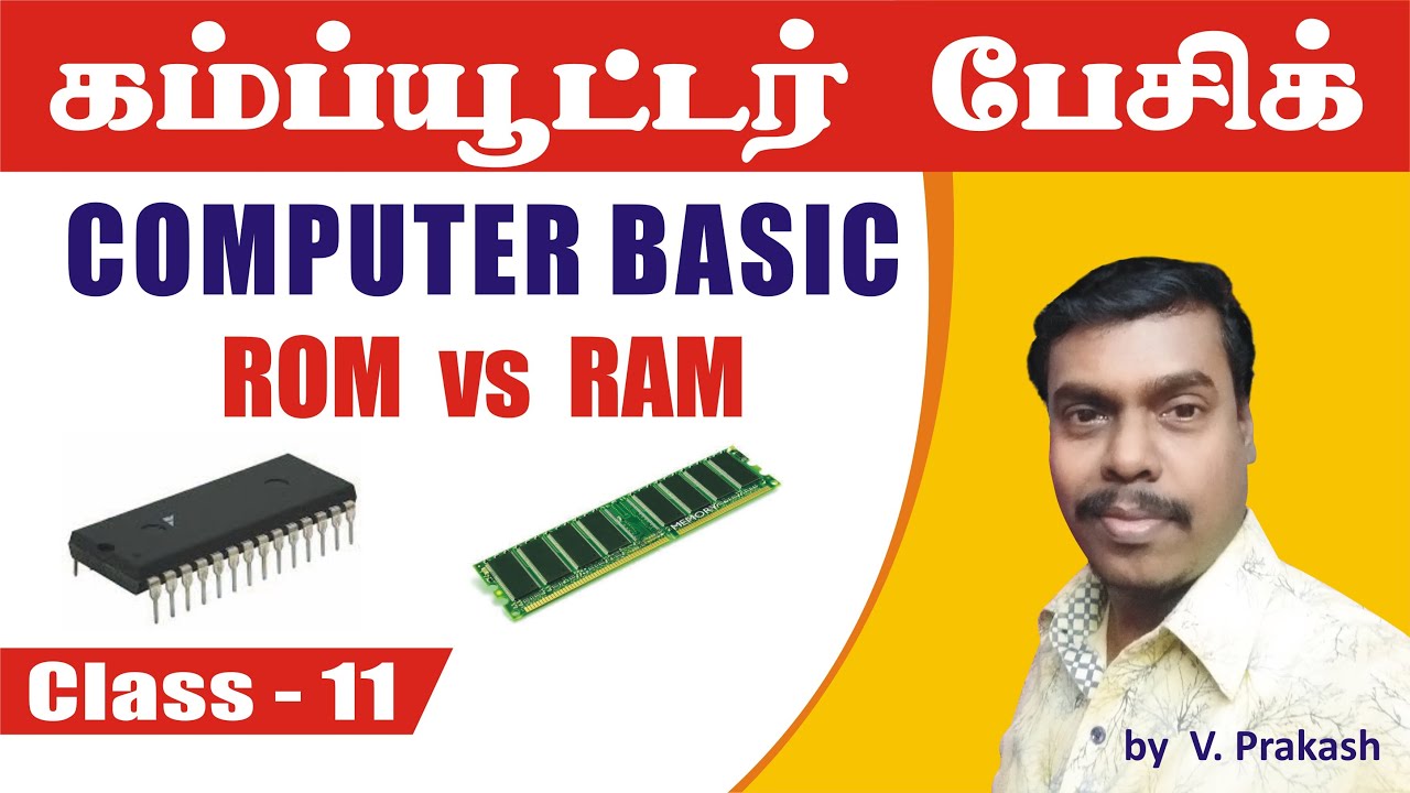 netonetchannel's tweet card. Computer Basic in Tamil | Class 11 | ROM vs RAM | Cache memory |...