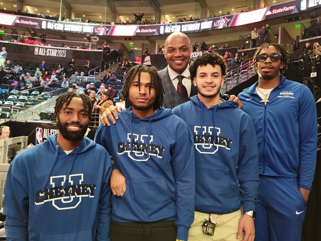 CUWolves's tweet card. The NBA’s All-Star Game weekend came and went in February, but for Cheyney University of Pennsylvania senior Nathan Rosario, the memories, and connections, may last a lifetime. Sitting a few rows...