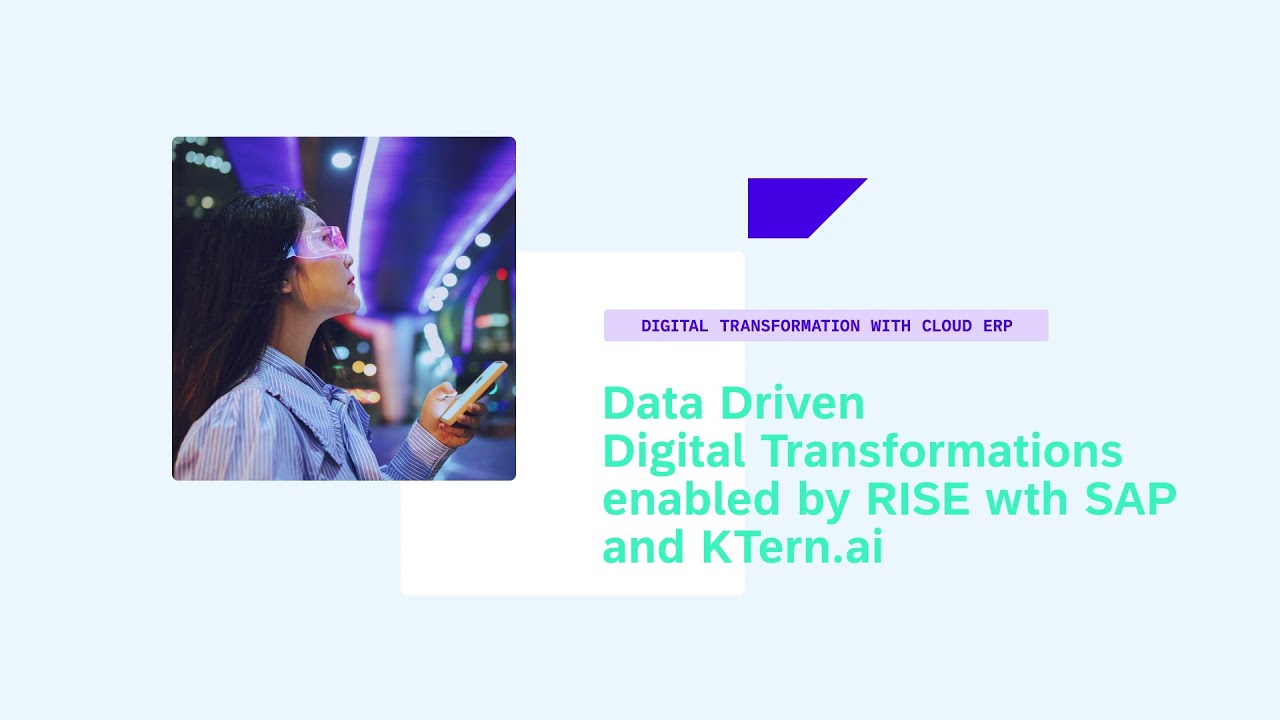 KTernOfficial's tweet card. Data-Driven Digital Transformations Enabled by RISE with SAP and...