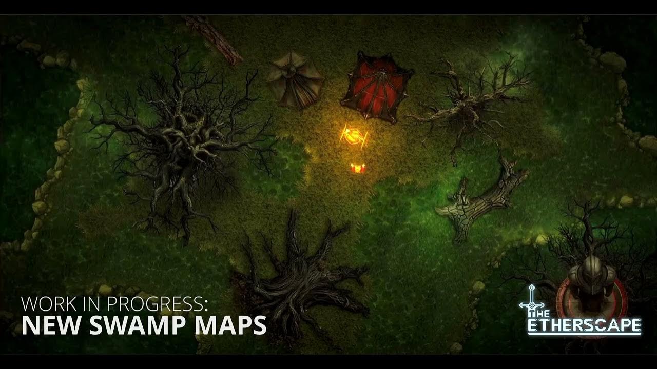 Nicolaszlad's tweet card. Etherscape: Introducing The Swamps