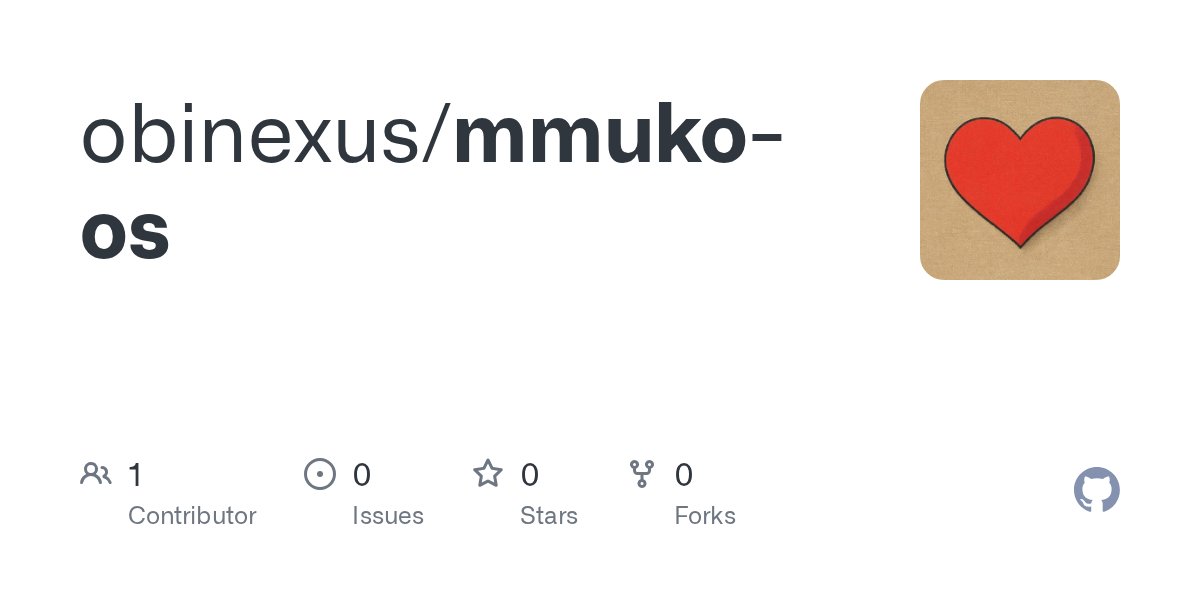 okpalanx's tweet card. Contribute to obinexus/mmuko-os development by creating an account on GitHub.