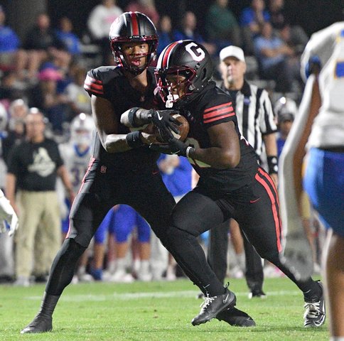 Deep_Fried_Dave's tweet card. Class 5A third-ranked Red Elephants show no signs of a letdown in stampeding the visiting Cougars to set up another Region 7-5A showdown next week with No. 6 Roswell.