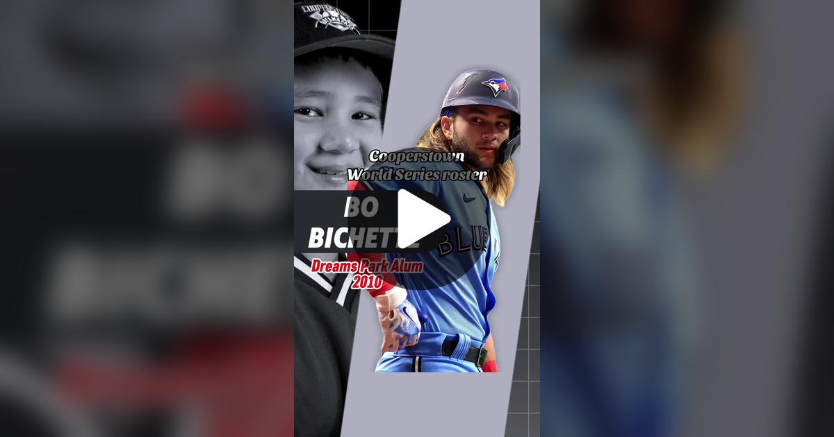 dreamsparkbb's tweet card. 586 likes, 8 comments. “Introducing the 2025 World Series Cooperstown Dreams Park Alumni #ALCS representatives from the #torontobluejays 🐦🙌⚾️”