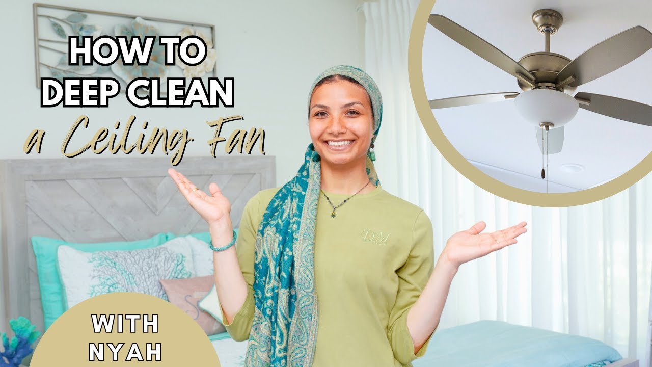 d_bead's tweet card. How to Deep Clean A Ceiling Fan with Nontoxic Ecofriendly Castile Soap