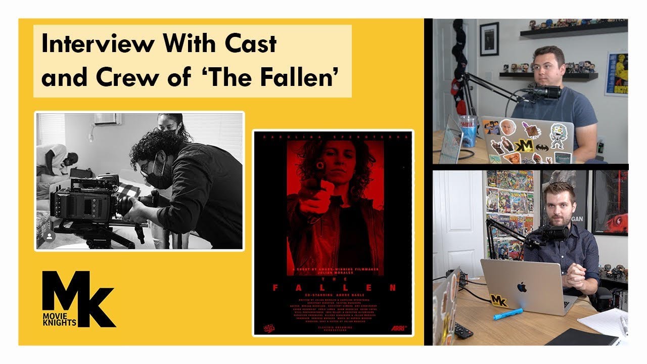 knights_movie's tweet card. Interview w/ Cast Of "The Fallen", Adam Scott in Madame Webb, & More!...