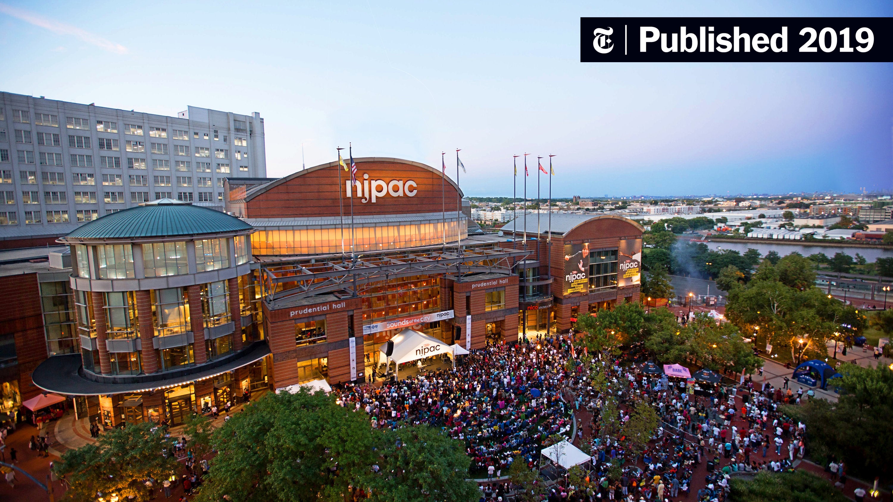NJPAC's tweet card. The new space will be financed by a $20 million gift from the Leon and Toby Cooperman Family Foundation.