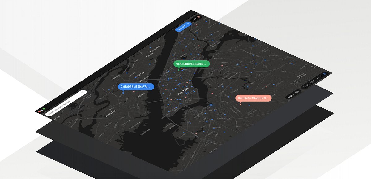 foamspace's tweet card. A general purpose visual blockchain explorer