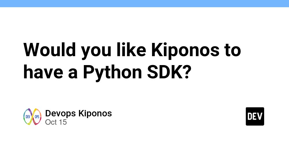 PythonTrends's tweet card. Kiponos is the ultimate config solution - live config, in real-time, instantly affecting your app/algorithm on any modification you do online in your dashboard. Same way we revolutionized Java conf...