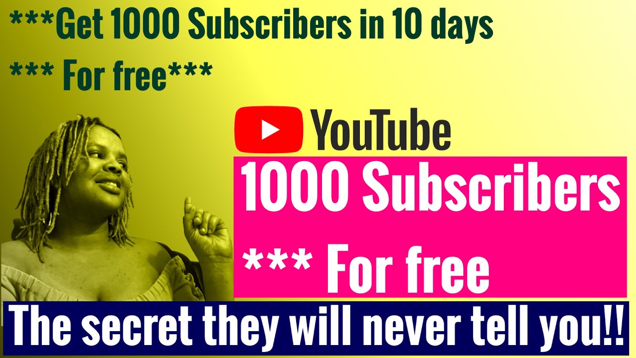 techlen28's tweet card. How to get 1000 subscribers in 10 days💯| This is how I did it