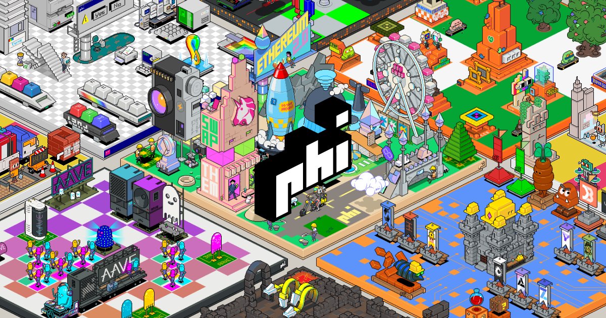 BitkeyDAO's tweet card. Phi visualizes your on-chain identity