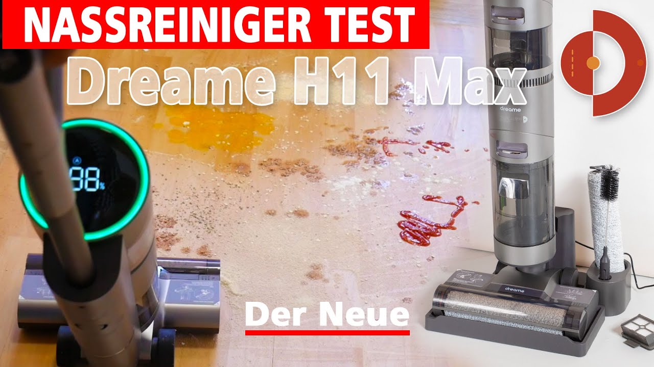 PraxisCheck's tweet card. Dreame H11 Max Test - Luxus Wischsauger von Dreame im ausführlichen...