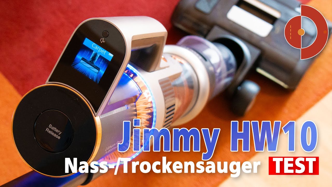 PraxisCheck's tweet card. Jimmy HW10 Test - der neue 3-in-1 Nass-Trockensauger [ Waschsauger...