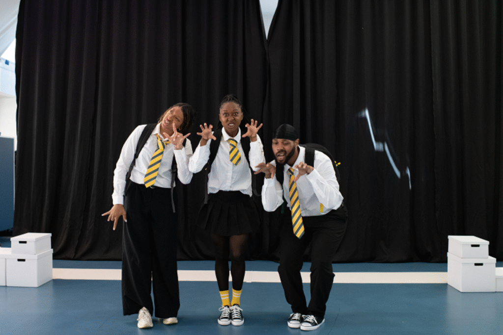 EveryTheatre's tweet card. An earnest and heartfelt consideration of what it is to be British for young people in London.