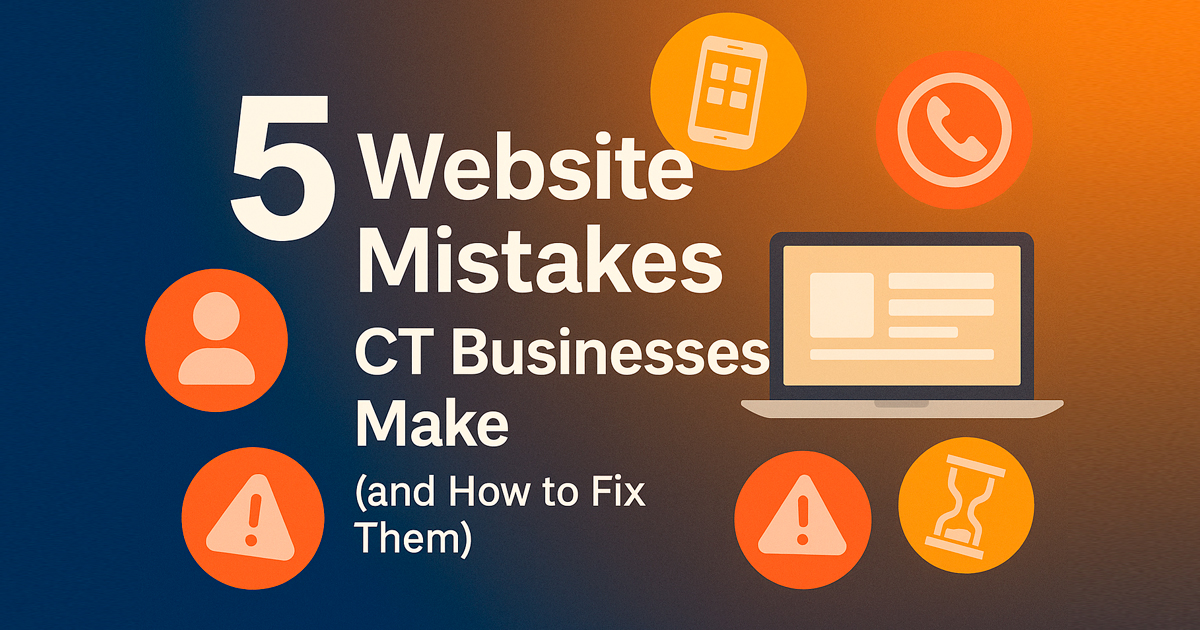 CT_site_Design's tweet card. Avoid costly website mistakes. Learn 5 common problems CT businesses face online—and how a local website designer CT can help fix them fast.