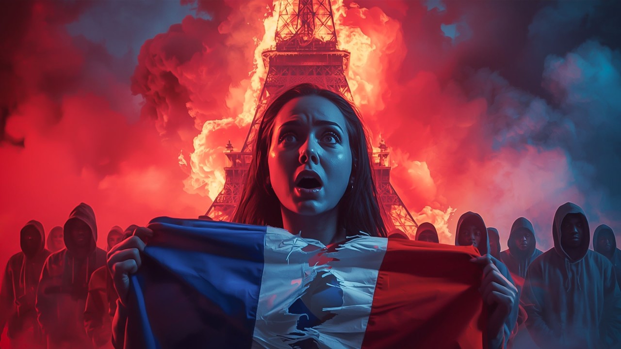 DiosPatriaLibe7's tweet card. Francia ya no le pertenece a los franceses