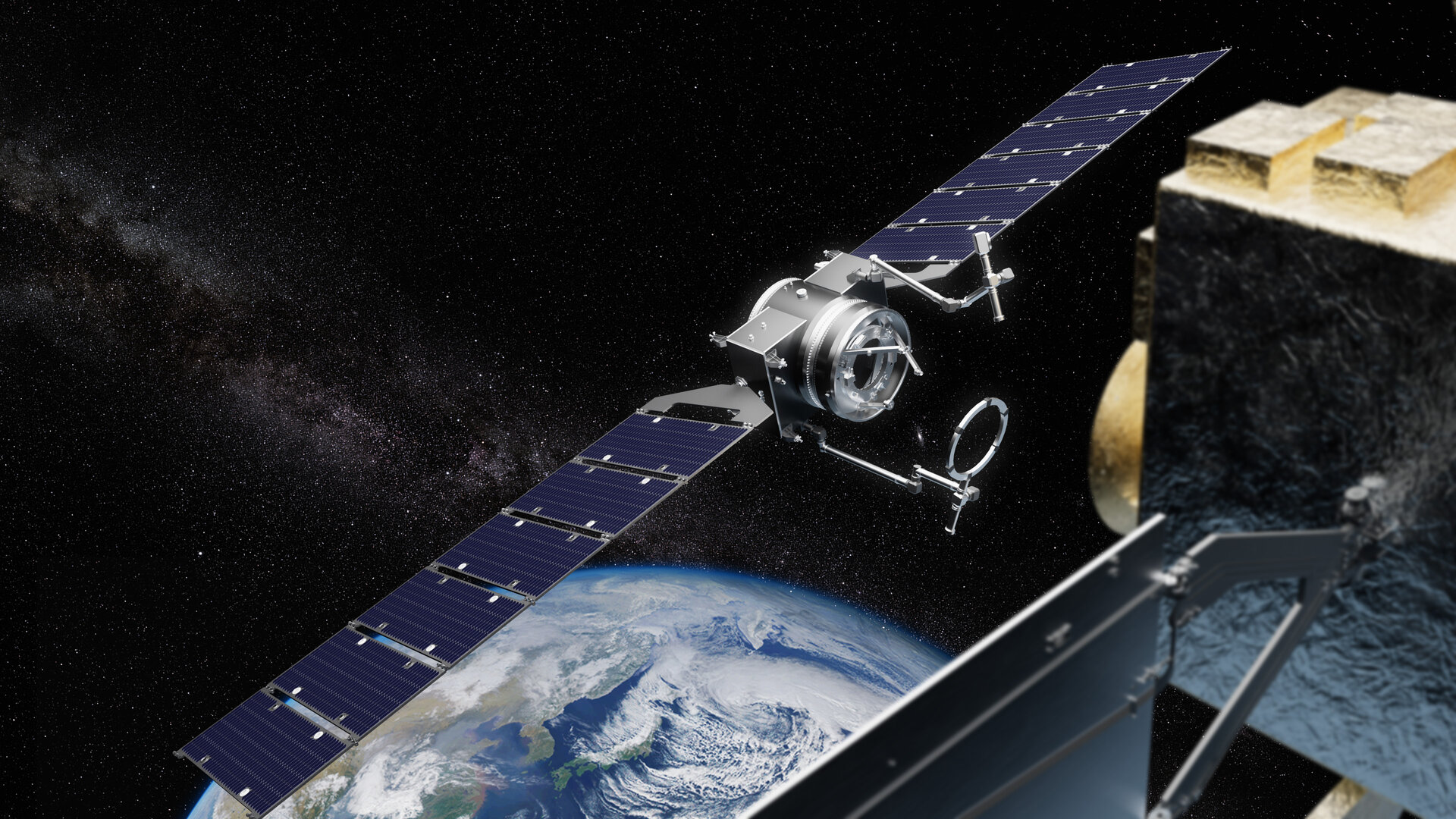 TechGeekTweets's tweet card. ESA has taken another important step on the road towards sustainability in space with its first in-orbit servicing mission RISE. A €119 million contract was signed with D-Orbit as the co-funding...