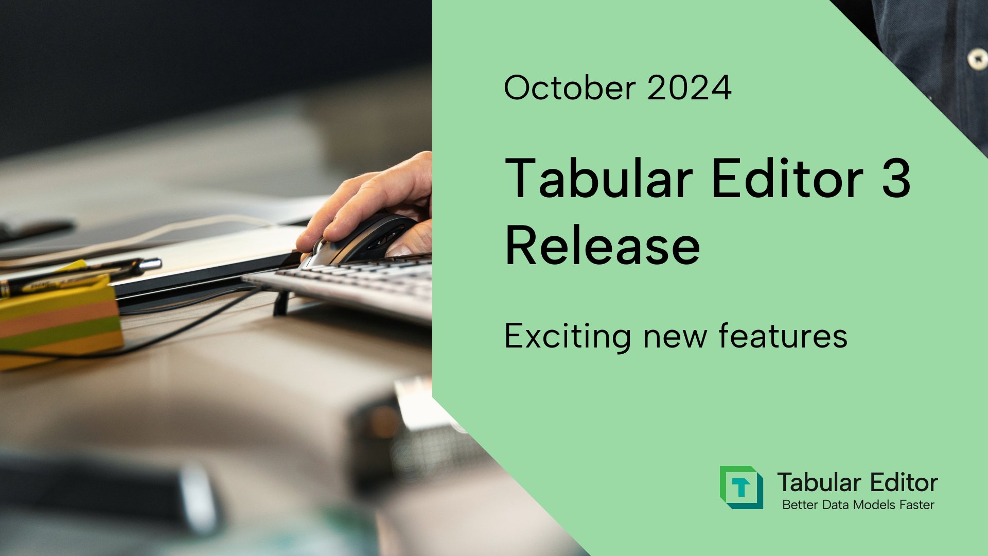 DOtykier's tweet card. We are thrilled to share the news about the latest release of Tabular Editor 3, featuring two big new updates.