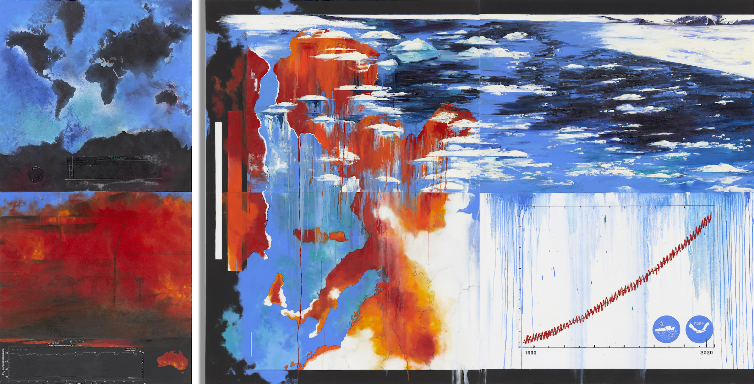 PuddingEvents's tweet card. A study found that people who viewed climate data in the form of an artwork were less likely to lean on their preconceived notions.