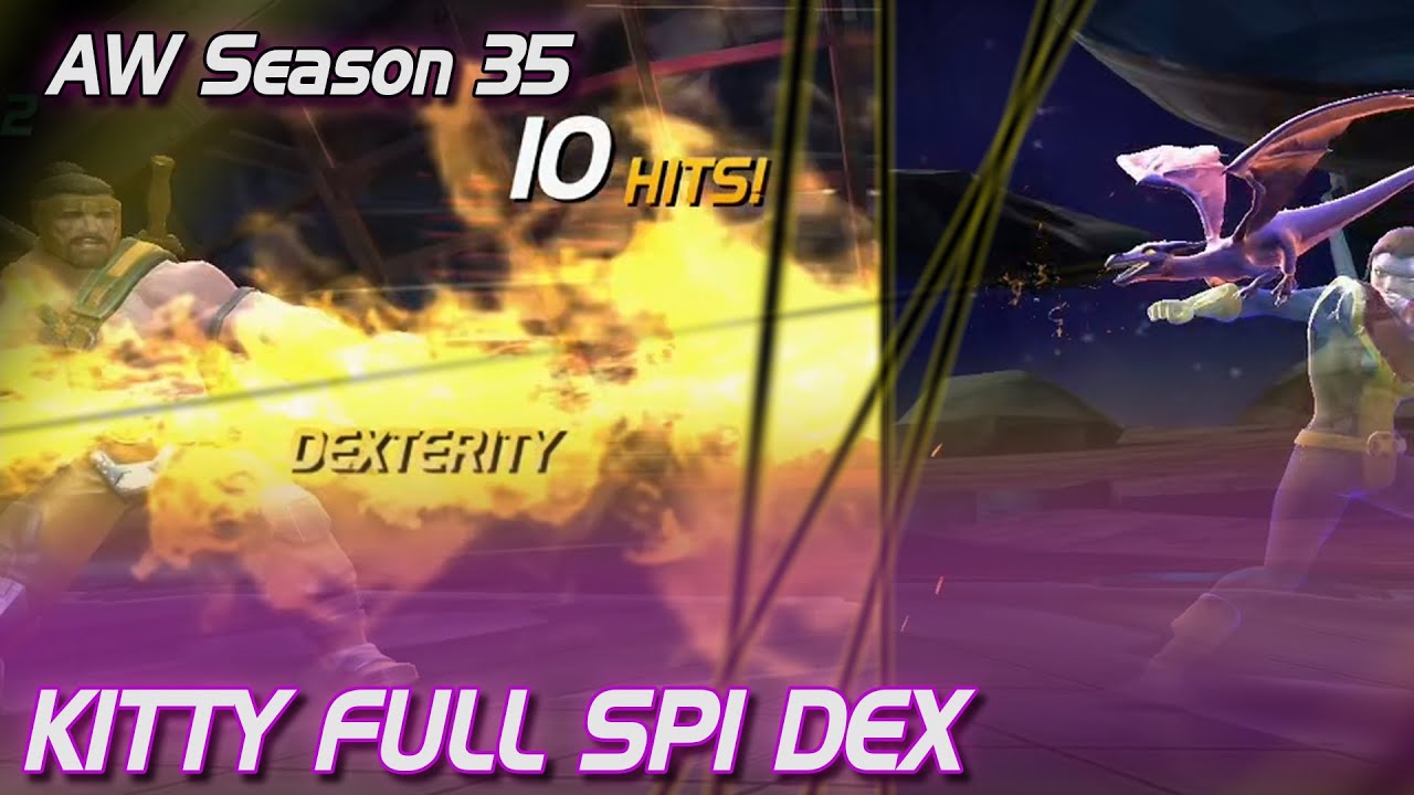 CodeDagoth's tweet card. CAN YOU DO THE SAME? AW Season 35 vs Kitty Pryde full SP1 dex