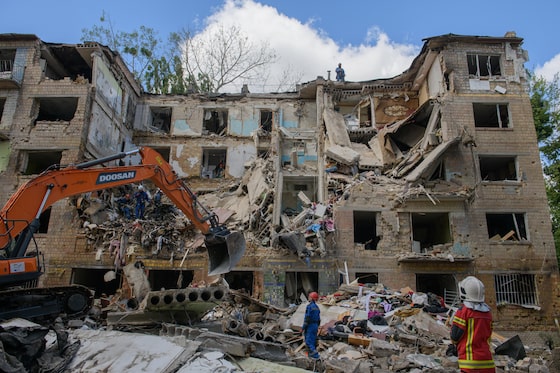 markmackinnon's tweet card. In the past two weeks, the Ukrainian capital has been hit by three mass attacks, sending civilians underground in pursuit of safety