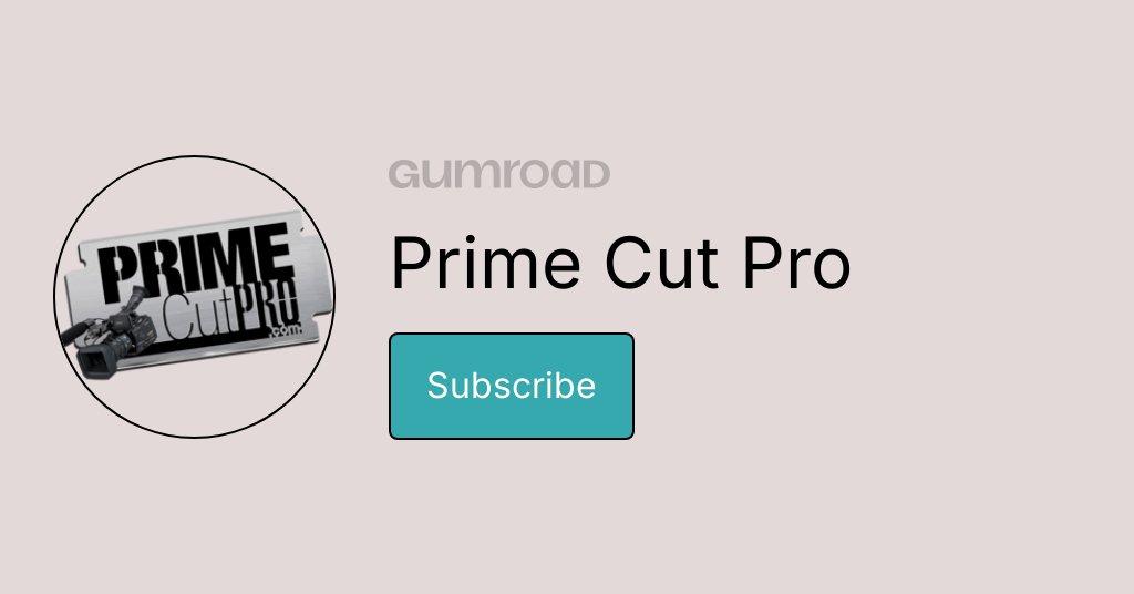 PrimeCutPro's tweet card. Amazing behind the scenes videos from events & model shoots.