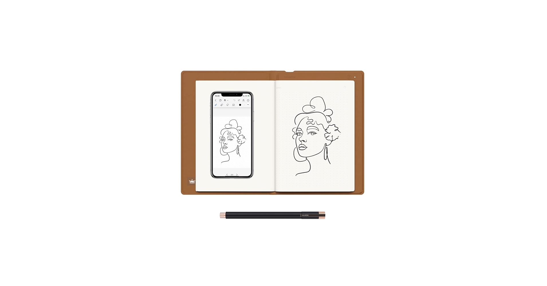 Reubens65798620's tweet card. Huion Note is a new set of paper tools to write, draw and work with. Simply write with Huion Scribo Pen on the included notebook and get an instant digital copies of your handwritten thoughts, ideas,...