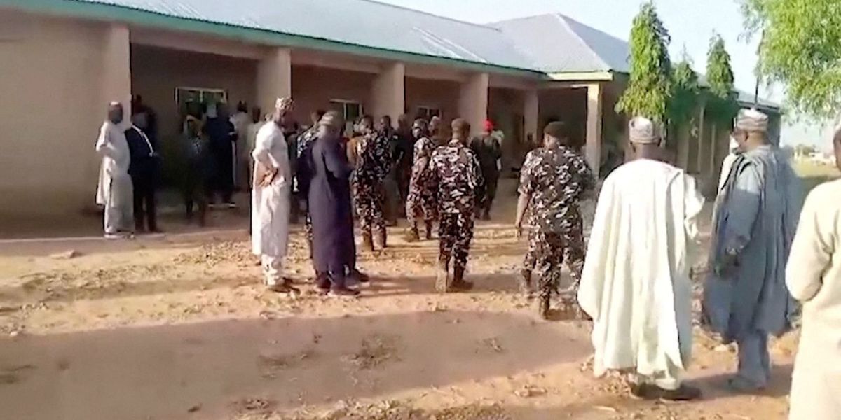 andrew_allison's tweet card. Initial reports had suggested 215 pupils were missing before the updated figure confirmed the larger scale of the abduction