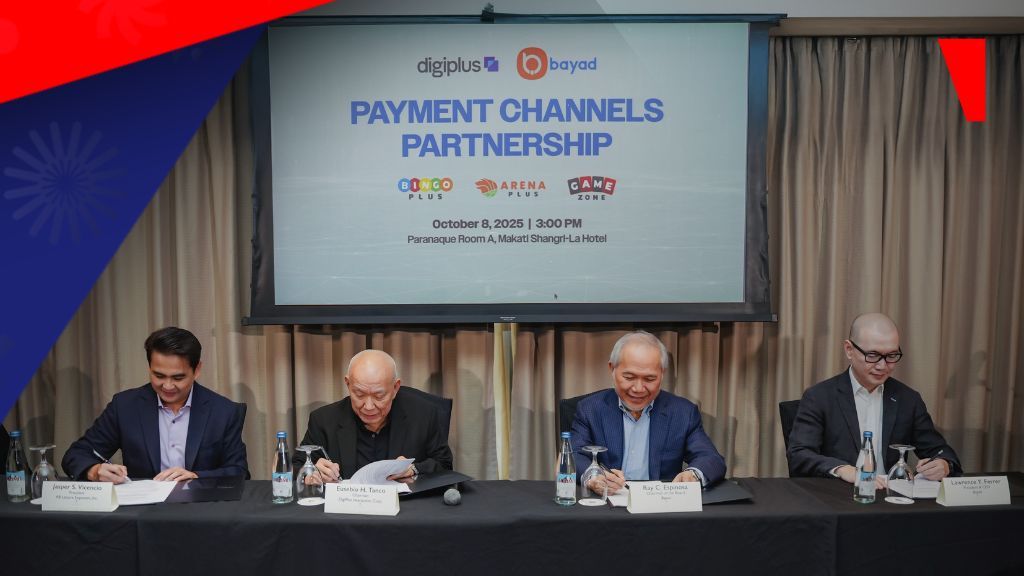 JennyOrtizB's tweet card. DigiPlus partners with Bayad to offer over-the-counter payment options for BingoPlus, ArenaPlus, and GameZone players across the Philippines.