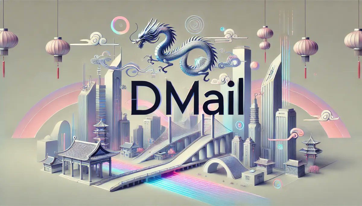 notoko_motoko's tweet card. Escape the clutches of Big Tech and reclaim your digital freedom with Dmail! This decentralized, AI-powered email platform puts YOU in control. Privacy, security, and Web3 innovation await!