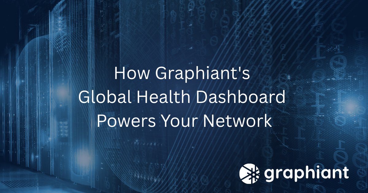 prashanthvarma's tweet card. See real-time network health with Graphiant’s Global Health Dashboard. Ensure uptime, visibility, and resilience with a secure backbone.