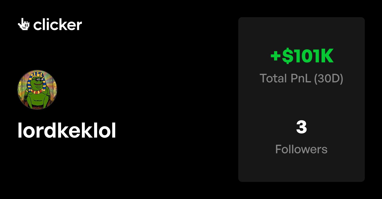 kyle's tweet card. See lordkeklol’s PnL, positions, and trade comments.