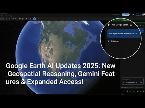 aeronutist23's tweet card. Google Earth AI Updates 2025: New Geospatial Reasoning, Gemini...