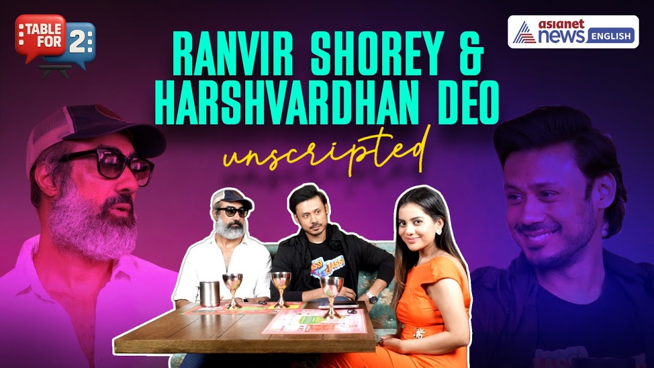 AsianetNewsEN's tweet card. Full Conversation: Ranvir Shorey & Harshvardhan Deo – 90s Rom-Com,...
