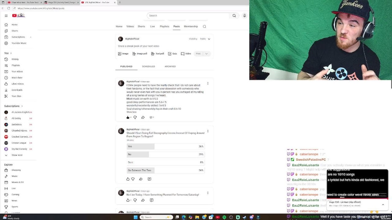 BigRobOfficial_'s tweet card. Explaining How & Why I Rate Songs The Way I Do + The Requirements For...