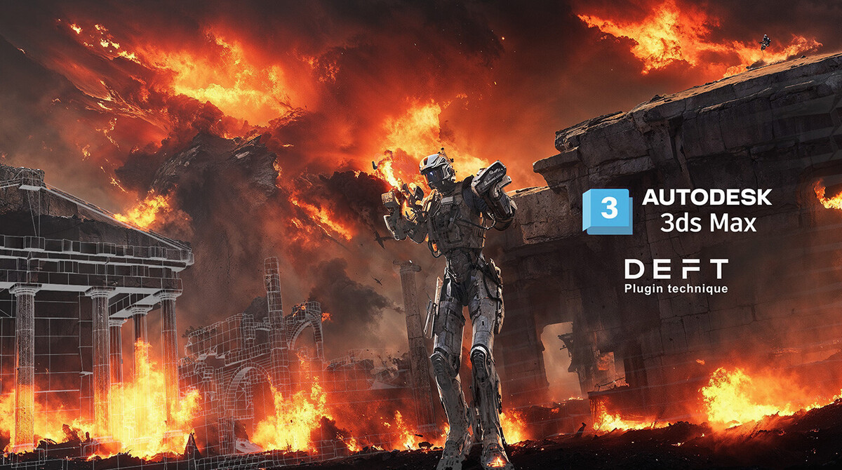 ADSK_Kunimatsu's tweet card. 世の中はAI生成に関して様々なアプローチや手法が行われてますね！実は3ds Max内でもAI生成出来るのをご存じでしたか！？私の連載記事の第1回から活用しているtyFlowをインストールするだけで作成することができます！その名もtyDiffusion！まずは実験動画を作成したのでご覧ください！