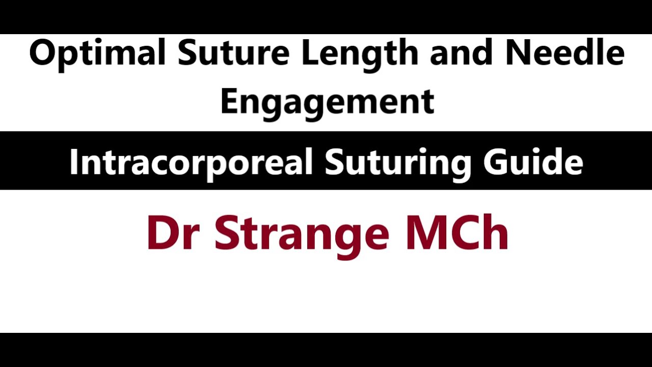 drvipan's tweet card. Techniques for Passing Needle Through Lap Port - Intracorporeal...