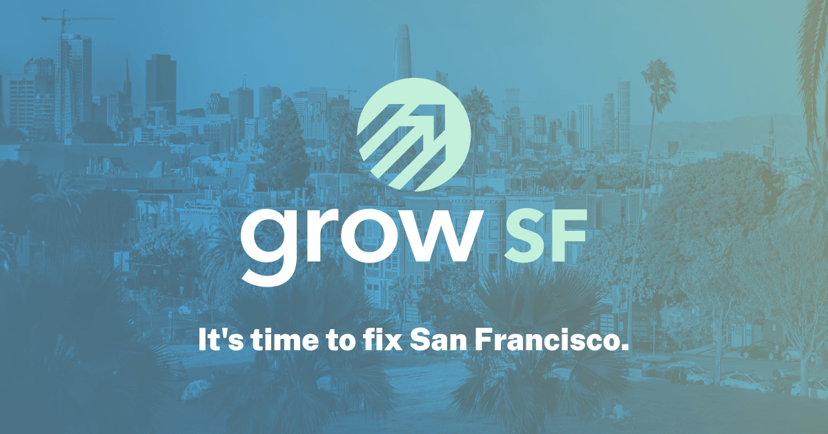 agarwal's tweet card. We Love San Francisco—So We're Fighting for It. GrowSF is a political organization focused on winning local elections, holding leaders accountable, and giving voters clear, honest information.