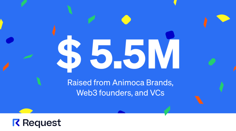 RequestFinance's tweet card. Request Finance has successfully closed a $5.5 million seed round with institutional backers including Animoca Brands, Balderton Capital, and XAnge.