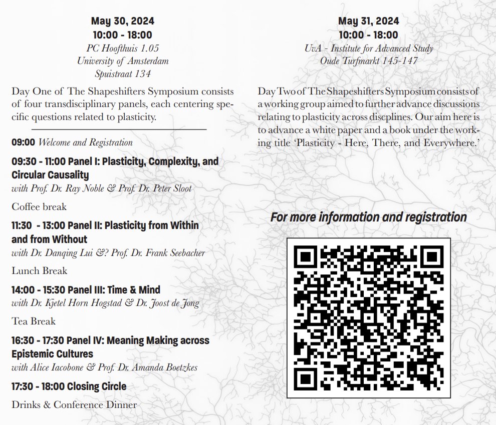 OnurBasak5's tweet card. "The Shapeshifters Symposium; Plasticity – Here, There, and Everywhere" is an interdisciplinary symposium on plasticity