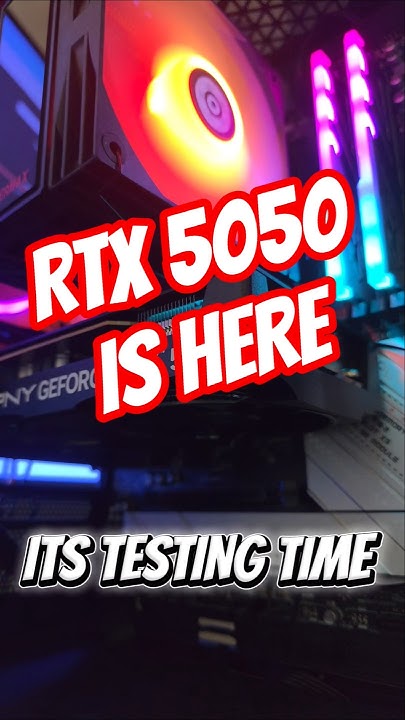 richard123john's tweet card. The RTX 5050 is here! it's testing time #rtx5050 #graphicscard #shorts