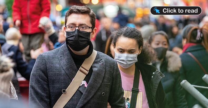 robinmonotti's tweet card. A recent Norwegian study explores the link between face mask use and COVID-19 risk, finding a 33-40% higher risk in frequent mask wearers.