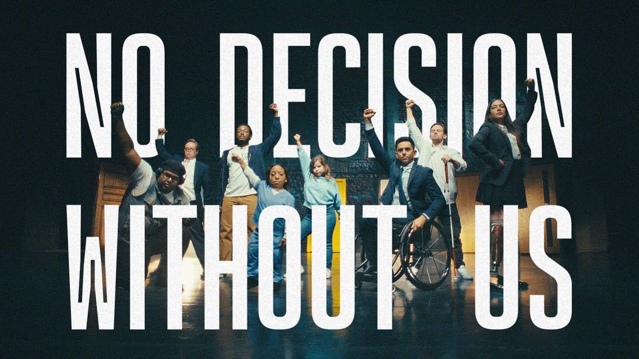 saraheadtt's tweet card. NO DECISION WITHOUT US | World Down Syndrome Day 2025