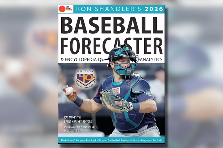 BaseballHQ's tweet card. We just sent the #BF26 to the printer. Make sure you have ordered your copy. And take a sneak peek inside...