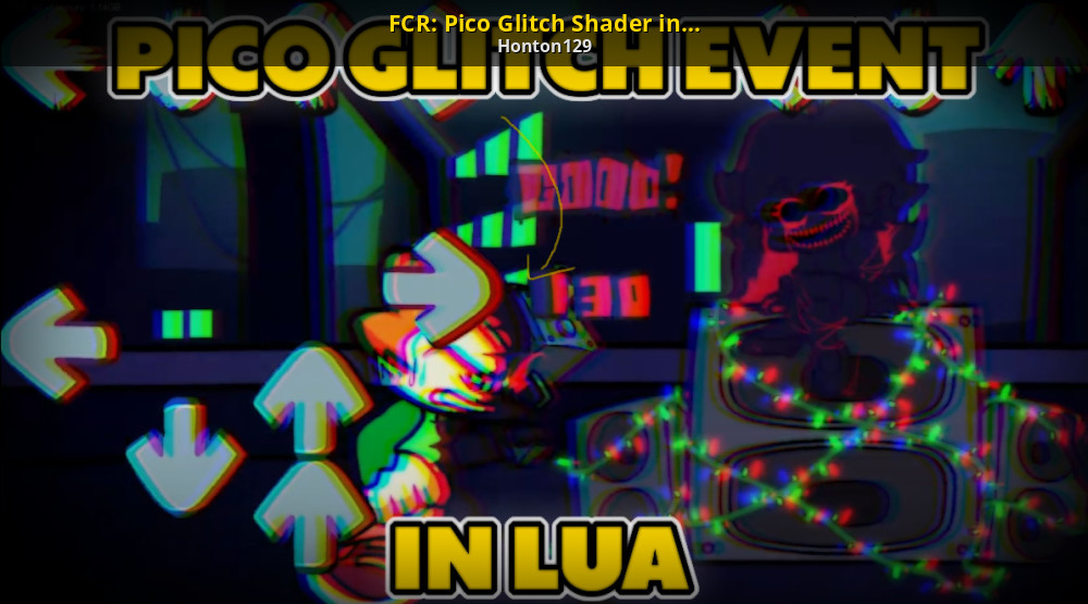 honton129's tweet card. Hooray Glitch Effect!... A Friday Night Funkin' (FNF) Modding Tool in the Other/Misc category, submitted by Honton129