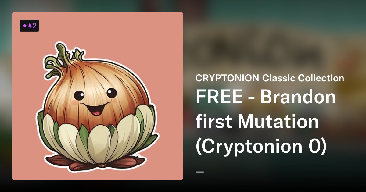 TheKateCharmy's tweet card. Here is the unique collection of 300 Cryptonions each with their particularity. Only 10 copies of each Cryptonion will be available. 20 Limited Cryptonions will appear gradually during the various...